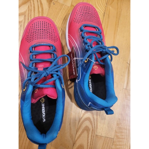 Wolverine Women Dash Compo Toe Waterpf Athletic Work Shoe Watermelon/Blue Sz 9 M - Picture 5 of 8